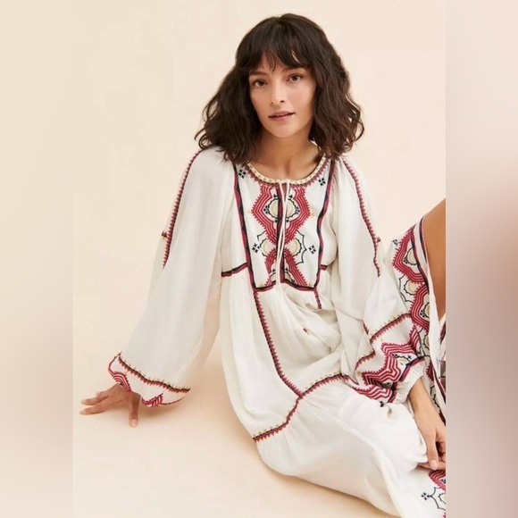 NWOT Free People Sweet Escape MIDI Dress XS New $198 retail - Picture 5 of 11